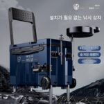 낚시 의자와 낚시 상자가 통합된 2024년형 신형 휠 달린 초경량 물고기 양동이 낚시 장비 다기능 낚시 상자 낚시 상자 - 이미지 2