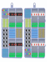 스페이스빈 실리콘 프리미엄 낚시 세트 투명 실리콘 콤비네이션 스케일 리드 라인 클립 플로트 시트 낚시 소형 액세서리 - 이미지 3