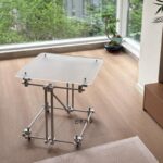 창의적인 미니멀리스트 홈 스퀘어 심플 소형 아파트 소형 커피 테이블 고급 디자이너 틈새 티 테이블 사이드 테이블