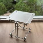 창의적인 미니멀리스트 홈 스퀘어 심플 소형 아파트 소형 커피 테이블 고급 디자이너 틈새 티 테이블 사이드 테이블 - 이미지 4