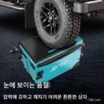 바퀴가 달린 다기능 낚시 상자 초경량 낚시 상자 전체 세트 새 낚시 의자 테이블 낚시 상자 낚시 장비 위에 앉을 수 있음 - 이미지 4