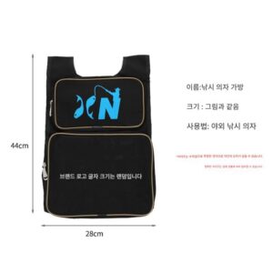 낚시 의자 접착 가방 낚시 상자 액세서리 후면 걸이 가방 낚시 장비 가방 걸이 가방 보관 낚시 의자 다기능 소형 포켓 낚시 의자