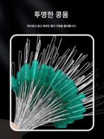청어용 고품질 실리콘 대형 우주콩 300개, 거대 우주콩 낚시용 콩줄 세트, 소형 액세서리 - 이미지 3