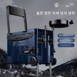 낚시 의자와 낚시 상자가 통합된 2024년형 신형 휠 달린 초경량 물고기 양동이 낚시 장비 다기능 낚시 상자 낚시 상자