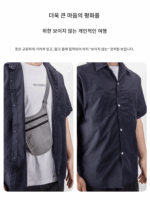 해외여행 개인 도난 방지 허리 가방 RFID 휴대용 겨드랑이 가방 유럽 문서 가방 보이지 않는 여성용 휴대폰 허리 가방 - 이미지 5