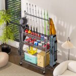 낚싯대 보관대, 이동식 트롤리대, 낚시 상자, 낚시 의자, 낚시 우산, 다기능 진열대, 낚시 장비 보관 상자 - 이미지 5