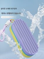 실리콘 수영 고글 상자 수영 특수 액세서리 보호 상자 야외 수영장 내마모성 및 낙하 방지 통기성 안경 보관 상자 - 이미지 4