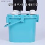 2-in-1 낚시상자 의자 소형 및 중형 낚시상자 물고기 보관 상자 타원형 낚시통 하드쉘 앉을 수 있음 - 이미지 2