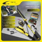 베이스 트레이너를 위한 초보자용 낚시 키트, 루어 낚시 키트 전체 세트, 스피닝 릴 세트, 루어 낚싯대 세트