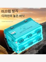 핸딩 랭글러 낚시 박스 낚시 의자 다기능 초경량 설치 불필요 앉아서 낚시 장비 단일 레이어 클리어런스 전체 세트 - 이미지 5