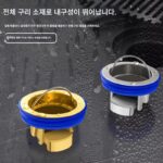 새로운 가정용 구리 탈취제 바닥 배수구 코어 욕실 주방 하수구 범용 배수구 방충 방충 막힘 방지 냄새 방지 인공물 - 이미지 4