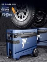 낚시의자 2-in-1 낚시상자 루야 낚시상자 야생낚시 전용 신품 다기능 32L 리터 바퀴 달린 초경량 - 이미지 3