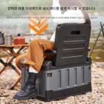 낚시의자 2-in-1 낚시상자 특별 클리어런스 세일 피쉬포크 신형 싯온 낚시상자 소형 낚시통 캠핑 - 이미지 5