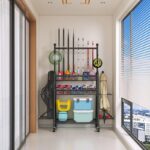 낚싯대 보관대 바닥 이동형 카트 보관 낚시 상자 낚시 의자 낚시 우산 다기능 디스플레이 랙 낚시 장비 - 이미지 5