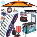 클리어런스 낚시 박스, 새 낚싯대 픽업, 가공된 낚시 장비 풀세트, 미끼 낚싯대, 낚시 의자, 낚싯줄 및 고리는 무작위로 발송됩니다. - 이미지 4