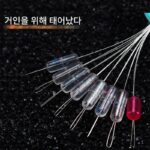 아오후 벌크 거대 우주콩 실리콘 철갑상어 우주콩 큰 콩 검은 핏 낚시 소형 액세서리 낚시 장비