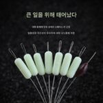 아오후 벌크 거대 우주콩 실리콘 철갑상어 우주콩 큰 콩 검은 핏 낚시 소형 액세서리 낚시 장비 - 이미지 3