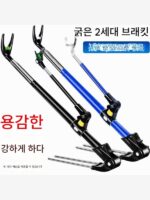 블랙 다이아몬드 낚싯대 홀더 두꺼운 초경량 낚싯대 홀더 지면 삽입형 접이식 이동식 낚싯대 의자 낚싯대 상자 낚싯대 랙