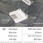 다와 액세서리 낚시 상자 등받이 낚시 상자 접이식 두꺼워진 범용 의자 의자 낚시 장비 플러스 낚시 상자 좌석