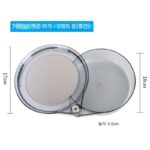 미끼 트레이를 완전히 자석으로 고정하는 범용 낚시 미끼 통 오픈 미끼 통 강력한 자석 와이어 드로잉 트레이 낚시 상자 낚시 의자 전용 휴대용 접이식 - 이미지 4