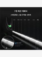 낚시대 받침대 낚싯대 받침대 막대 스테인리스 스틸 낚시 상자 손 막대 받침대 플랫폼 낚시 초경량 낚시 의자 두꺼운 - 이미지 3