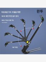 낚시대 받침대 낚싯대 받침대 막대 스테인리스 스틸 낚시 상자 손 막대 받침대 플랫폼 낚시 초경량 낚시 의자 두꺼운 - 이미지 4