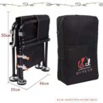 낚시 의자 등받이 가방 두꺼워진 다기능 범용 소형 가방 이중 낚싯대 상자 낚싯대 보관 하드 가방 낚싯대 액세서리 - 이미지 5