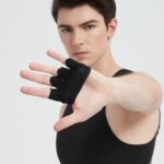 남성용 반손가락 스포츠 피트니스 글러브 배드민턴 테니스 트레이닝 사이클링 아이언 굳은살 방지 여성용 요가 글러브 - 이미지 3