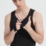 남성용 반손가락 스포츠 피트니스 글러브 배드민턴 테니스 트레이닝 사이클링 아이언 굳은살 방지 여성용 요가 글러브 - 이미지 5