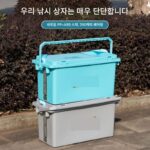 하드쉘 단열 낚시 상자, 휴대용 낚시통 및 의자, 2-in-1 낚시 상자, 정리 세일 - 이미지 3