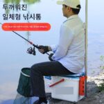 다기능 신형 단열 박스 낚시 특수 휴대용 낚시 버킷 낚시 의자 2-in-1 낚시 박스 특별 정리 - 이미지 4