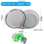 미끼 트레이를 완전히 자석으로 고정하는 범용 낚시 미끼 통 오픈 미끼 통 강력한 자석 와이어 드로잉 트레이 낚시 상자 낚시 의자 전용 휴대용 접이식