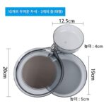 미끼 트레이를 완전히 자석으로 고정하는 범용 낚시 미끼 통 오픈 미끼 통 강력한 자석 와이어 드로잉 트레이 낚시 상자 낚시 의자 전용 휴대용 접이식 - 이미지 2