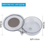 미끼 트레이를 완전히 자석으로 고정하는 범용 낚시 미끼 통 오픈 미끼 통 강력한 자석 와이어 드로잉 트레이 낚시 상자 낚시 의자 전용 휴대용 접이식 - 이미지 3