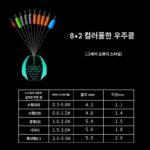 정품 경쟁력 있는 다채로운 실리콘 스페이스 빈 대량 낚싯줄 메인 라인 위치 지정 빈 낚시 액세서리 - 이미지 2
