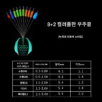 정품 경쟁력 있는 다채로운 실리콘 스페이스 빈 대량 낚싯줄 메인 라인 위치 지정 빈 낚시 액세서리 - 이미지 4