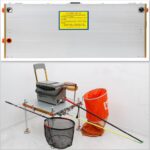 스테인리스 스틸 클리어런스 낚시 플랫폼 소형 알루미늄 합금 낚시 상자 액세서리 새로운 낚시 장비 접이식 특별 가격 대형 낚시 플랫폼 낚시 의자 - 이미지 3