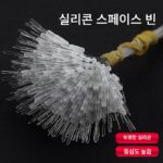 대용량 공간 콩 300개 원통형 실리콘 콩 탑 콩 폴 콩 낚시 메인 라인 그룹 액세서리 - 이미지 3