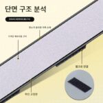 Jiadongpu 낚시 상자 좌석 쿠션 고탄성 편안한 방수 낚시 매트 메모리 폼 두꺼운 쿠션 낚시 의자 낚시 상자 액세서리 쿠션 - 이미지 2