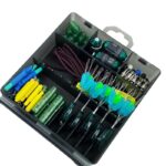 낚시 공간 콩 세트 고품질 경쟁 실리콘 전체 세트 조합 스케일 리드 라인 클립 플로트 시트 액세서리 낚시 장비 - 이미지 5