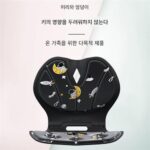 엉덩이 통증 예방 낚시 상자 좌석 쿠션 장기 앉아 허리 교정 좌석 쿠션 지원 허리 학생 등받이 자세 교정 피트니스 의자 - 이미지 4