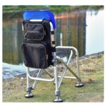 차오위 낚시 의자 등받이 가방 두꺼워진 다기능 범용 스크래치 방지 소형 가방 이중 O 레이어 낚시 상자 낚시 의자 보관 하드 - 이미지 3