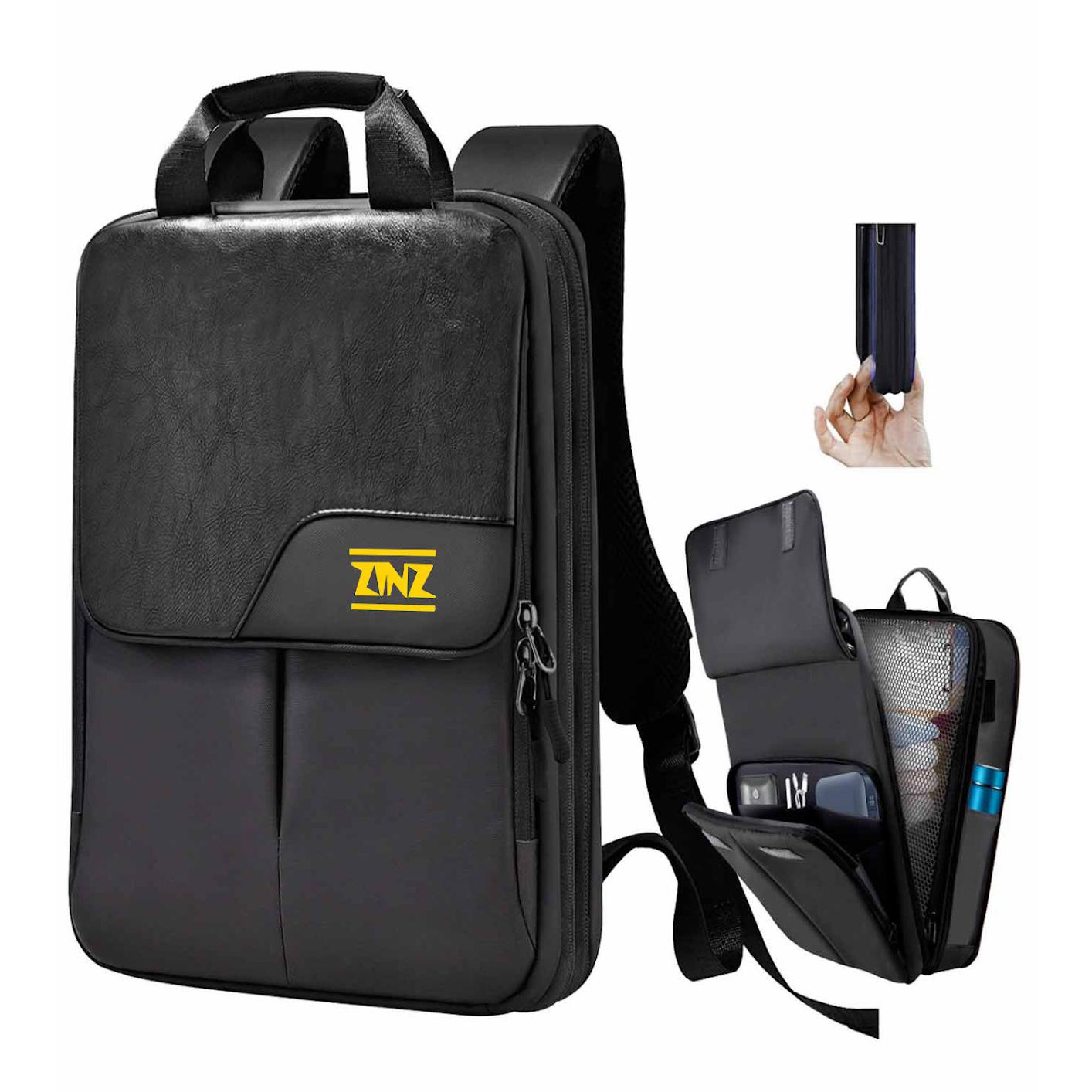 main_952062607135_0-1 초박형 남녀공용 백팩 소규모 비즈니스 확장형 백팩 15-16인치 노트북 가방 경량 - 이미지 1