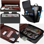 초박형 남녀공용 백팩 소규모 비즈니스 확장형 백팩 15-16인치 노트북 가방 경량 - 이미지 3