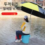 2-in-1 낚시상자 의자 소형 중형 낚시상자 생선 보관상자 두꺼워진 낚시통 휴대용 통 살아있는 물고기 통에 앉을 수 있음 - 이미지 3