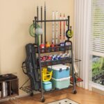 낚싯대 보관대 바닥 이동형 카트 보관 낚시 상자 낚시 의자 낚시 우산 다기능 디스플레이 랙 낚시 장비 - 이미지 2