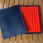 낚시 상자 작은 찐빵 좌석 쿠션 특수 좌석 쿠션 낚시 상자 좌석 쿠션 낚시 의자 쿠션 통기성 여름 시원 방수 고탄성 젤 - 이미지 2