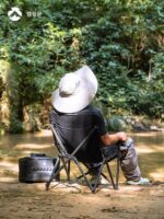 콜먼 리버 트레이싱 접이식 의자 여름 물놀이 통기성 시원한 등받이 의자 야외 자율 주행 트렁크 의자 낚시 의자 - 이미지 2