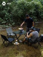 콜먼 리버 트레이싱 접이식 의자 여름 물놀이 통기성 시원한 등받이 의자 야외 자율 주행 트렁크 의자 낚시 의자 - 이미지 3