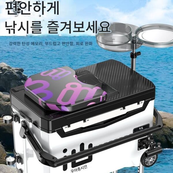 낚시의자용 낚시상자 쿠션, 두껍고 방수, 속건성, 고탄성으로 엉덩이 통증을 예방합니다.